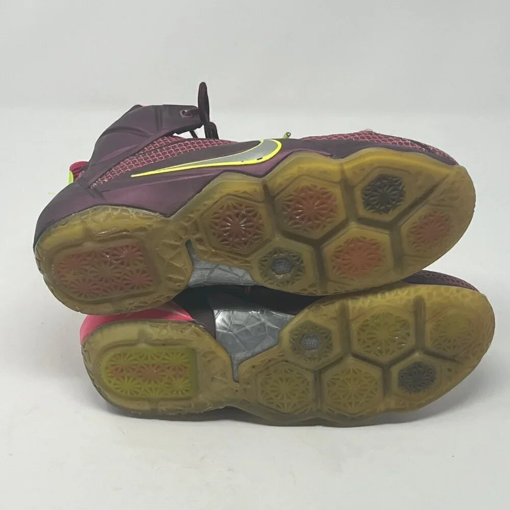 Nike LeBron 12 GS Instinct Basketball Shoes Youth Size 7Y Purple 685181